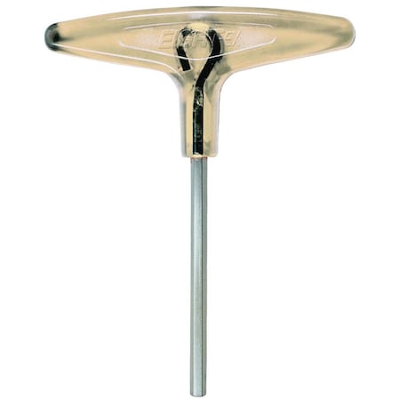 Eight Tool HEX KEY T-HANDLE SHORT, 5 X 139MM CLEAR EXH-5